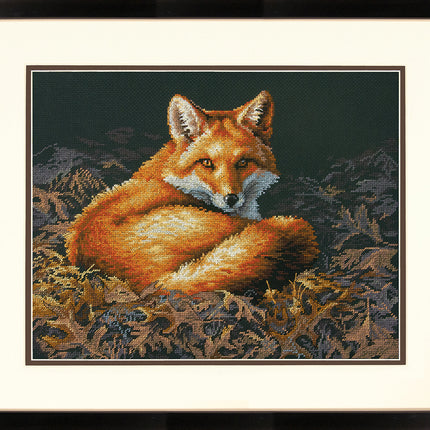 DIY "Sunlit fox" 14.0"x11.0"