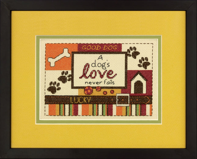 DIY "A Dog's Love" 7.0"x5.0"