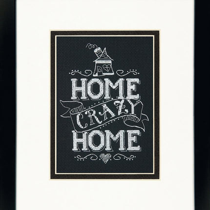 DIY "Home Crazy Home" 5.0"x7.0"