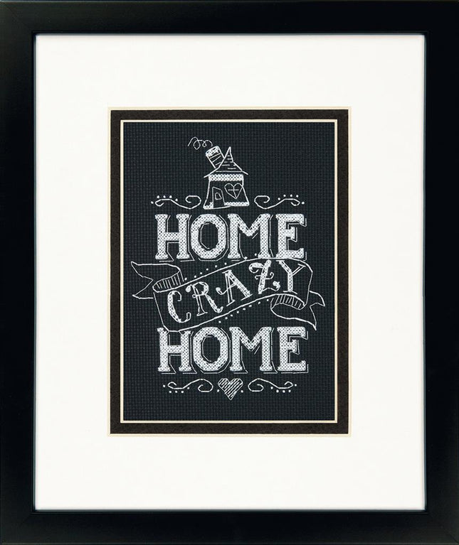 DIY "Home Crazy Home" 5.0"x7.0"