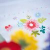 DIY Printed Tablecloth kit "Spring flowers and butterflies"