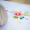 DIY Printed Tablecloth kit "Spring flowers and butterflies"