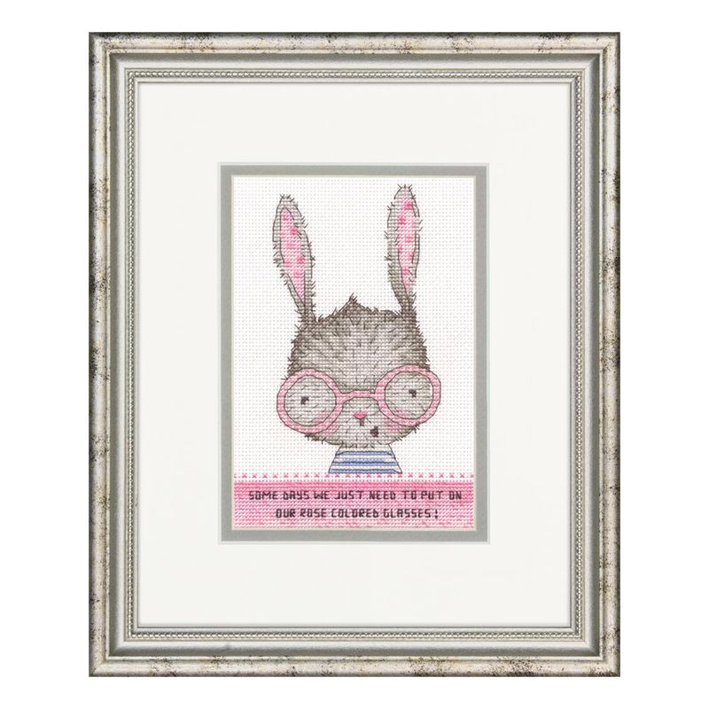 DIY "Rose colored glasses" 5.0"x7.0"