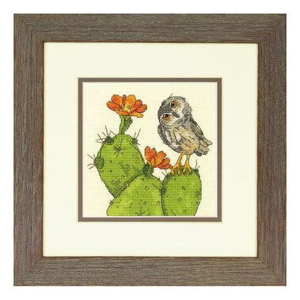 DIY "Prickly Owl" 6.0"x6.0"