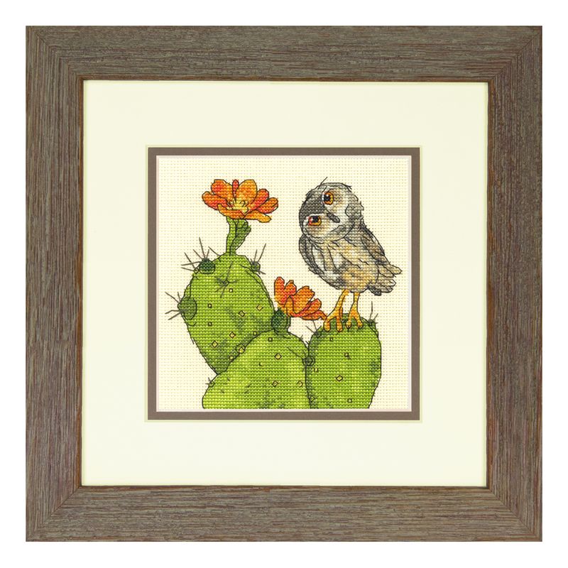 DIY "Prickly Owl" 6.0"x6.0"