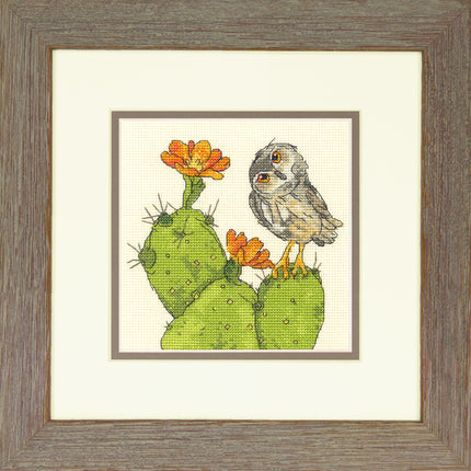 DIY "Prickly Owl" 6.0"x6.0"