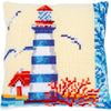 DIY Cross stitch cushion kit "Lighthouse"