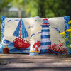 DIY Cross stitch cushion kit "Lighthouse"