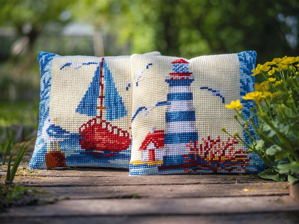 DIY Cross stitch cushion kit 