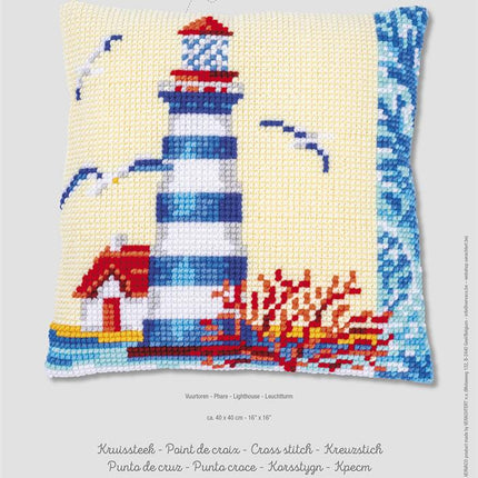 DIY Cross stitch cushion kit "Lighthouse"