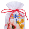 DIY Counted Cross Stitch Kit "Bag kit Colourful flowers set of 3"