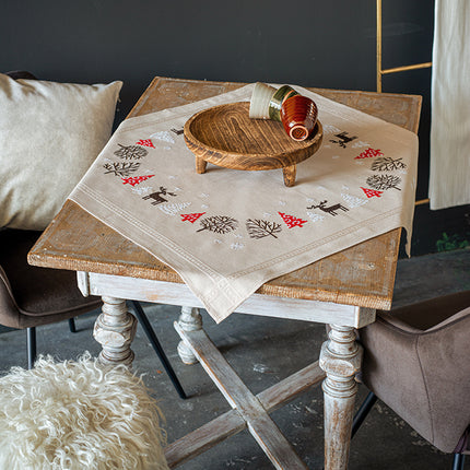 DIY Printed Tablecloth kit "Modern Christmas designs"