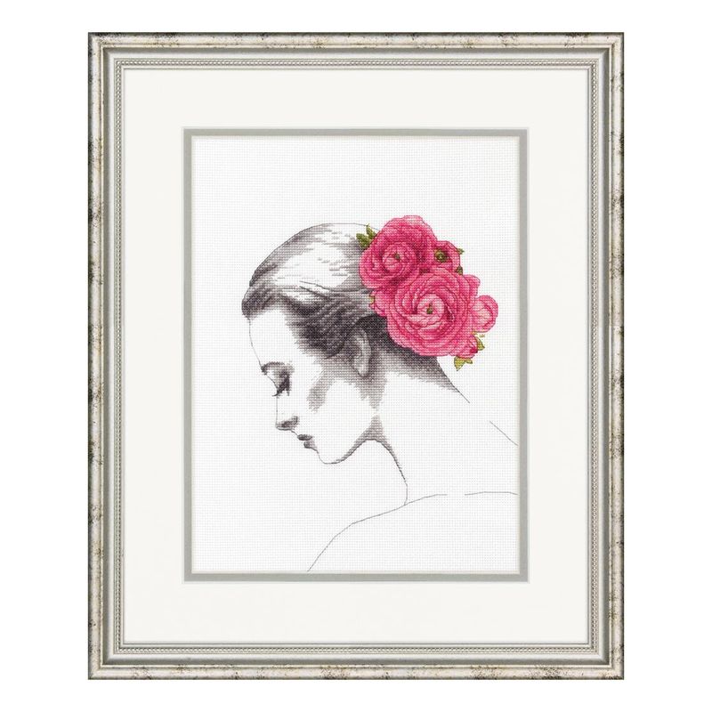 DIY "Floral Portrait" 9.0"x12.0"