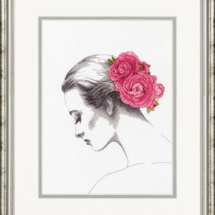 DIY "Floral Portrait" 9.0"x12.0"