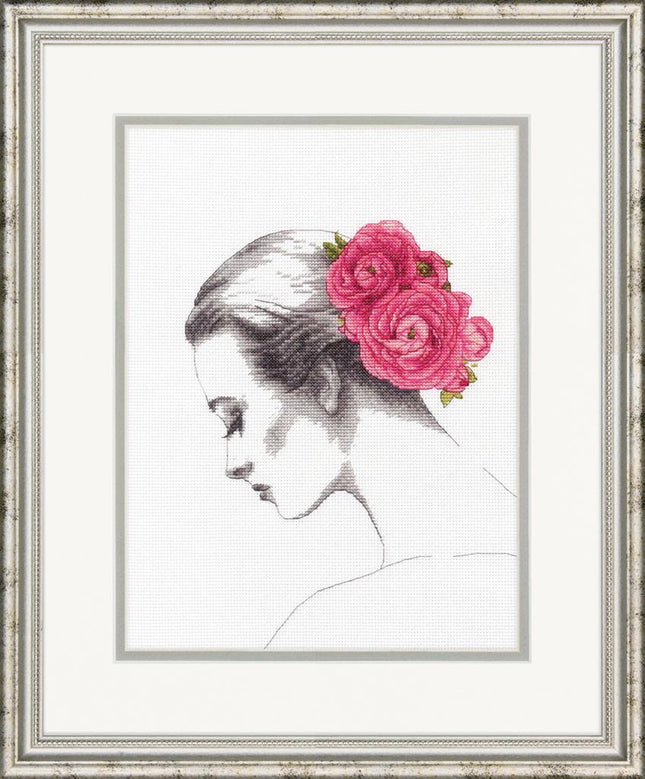 DIY "Floral Portrait" 9.0"x12.0"