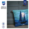 DIY Cross stitch cushion kit "Sailboat in moonlight"