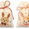 DIY Counted Cross Stitch Kit "Bag kit Sweet bunnies set of 2"