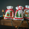 DIY Counted Cross Stitch Kit "Bag kit Christmas figures set of 3"