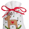 DIY Counted Cross Stitch Kit "Bag kit Christmas figures set of 3"