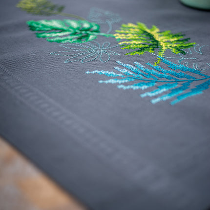 DIY Printed Tablecloth kit "Botanical leaves"