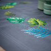 DIY Printed Tablecloth kit "Botanical leaves"