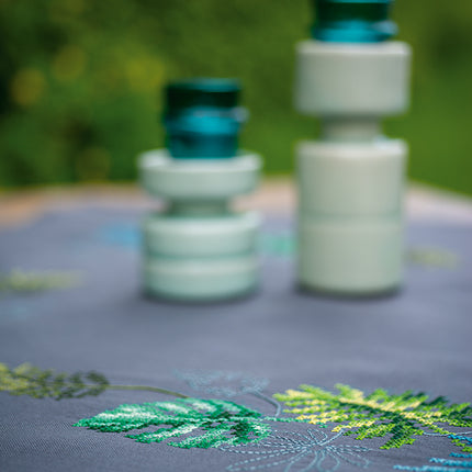 DIY Printed Tablecloth kit "Botanical leaves"