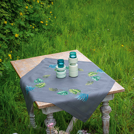 DIY Printed Tablecloth kit "Botanical leaves"
