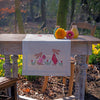 DIY Table Runner kit "Easter rabbits in tulip garden"