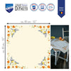 DIY Printed Tablecloth kit "Birds on physalis"