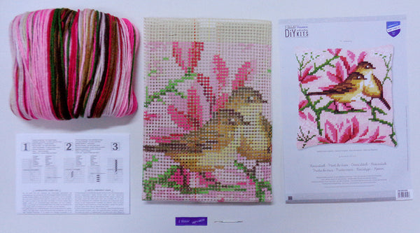 DIY Cross stitch cushion kit 