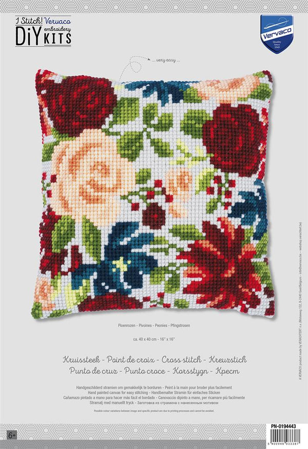 DIY Cross stitch cushion kit 