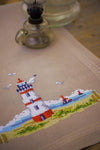 DIY Printed Tablecloth kit "Lighthouses"