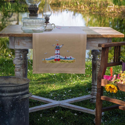 DIY Printed Tablecloth kit "Lighthouses"