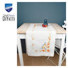 DIY Table Runner kit "PN-0194789 Cross-stitch kit (track) 40x100cm Vervaco "Chickadees with cape gooseberry"""