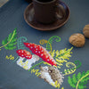 DIY Table Runner kit "Little hedgehog with ferns"