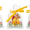 DIY Counted Cross Stitch Kit "Bag kit Easter rabbits in tulip garden set of 3"