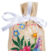 DIY Counted Cross Stitch Kit "Bag kit Spring flowers set of 3"