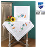 DIY Printed Tablecloth kit "Colourful chickens"