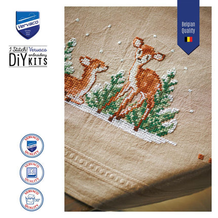 DIY Printed Tablecloth kit "Deer"