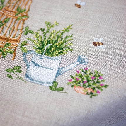 DIY Printed Tablecloth kit "Garden equipment"