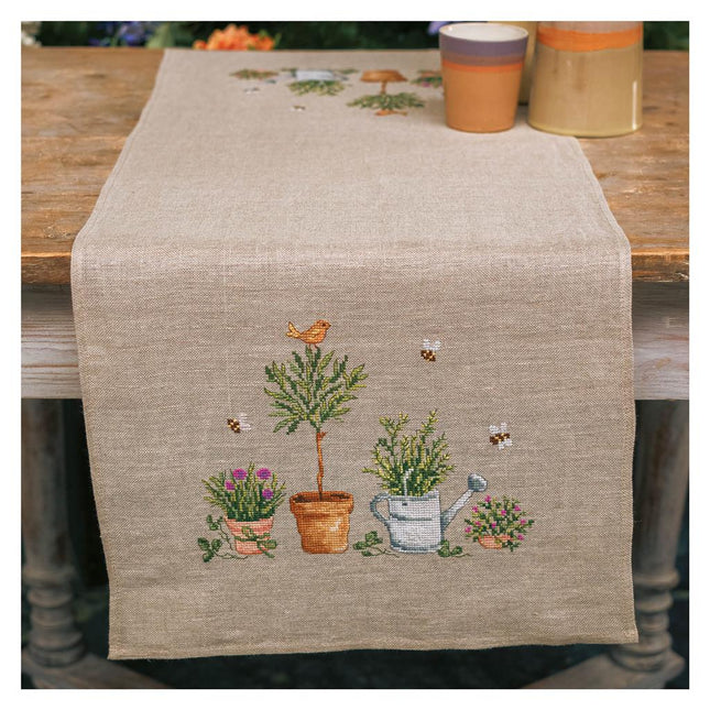 DIY Table Runner kit "Garden equipment"