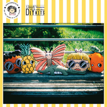 DIY Cross Stitch Cushion Kit "Pineapple"