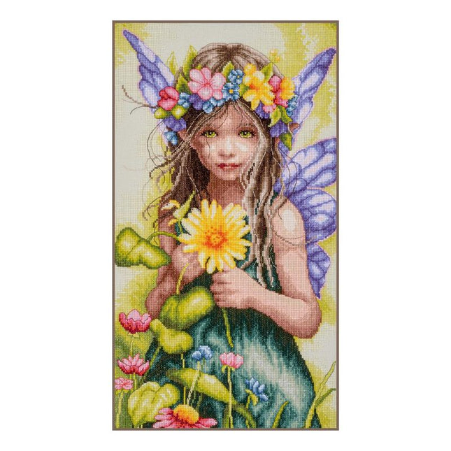 DIY Counted cross stitch kit "Flora's Little Guardian", LanArte
