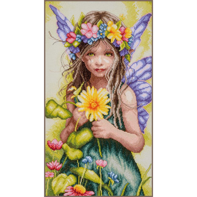DIY Counted cross stitch kit "Flora's Little Guardian", LanArte