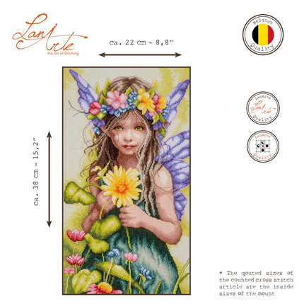 DIY Counted cross stitch kit "Flora's Little Guardian", LanArte