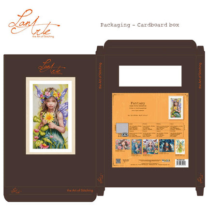 DIY Counted cross stitch kit "Flora's Little Guardian", LanArte