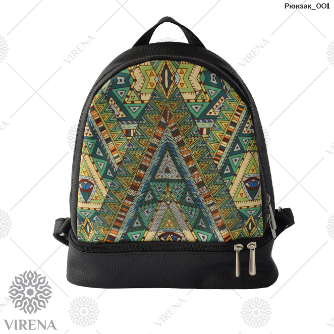 Backpack for embroidery with beads kit "Ornaments"