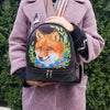 Backpack for embroidery with beads kit "Fox"