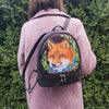 Backpack for embroidery with beads kit "Fox"