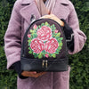 Backpack for embroidery with beads kit "Roses"